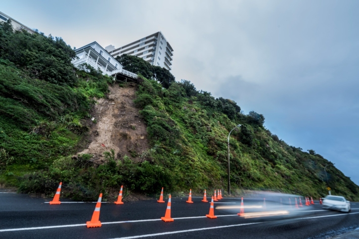 Wellington land slip 2017