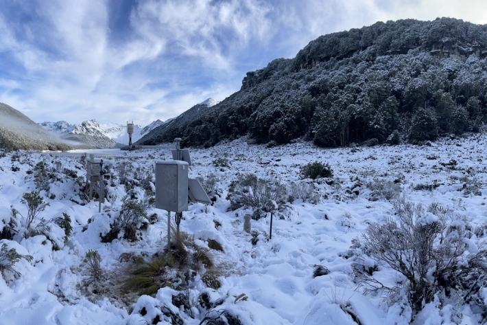 Takahe Valley climate station Fiordland