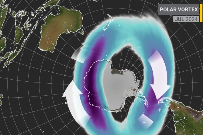 Polar vortex July 2024