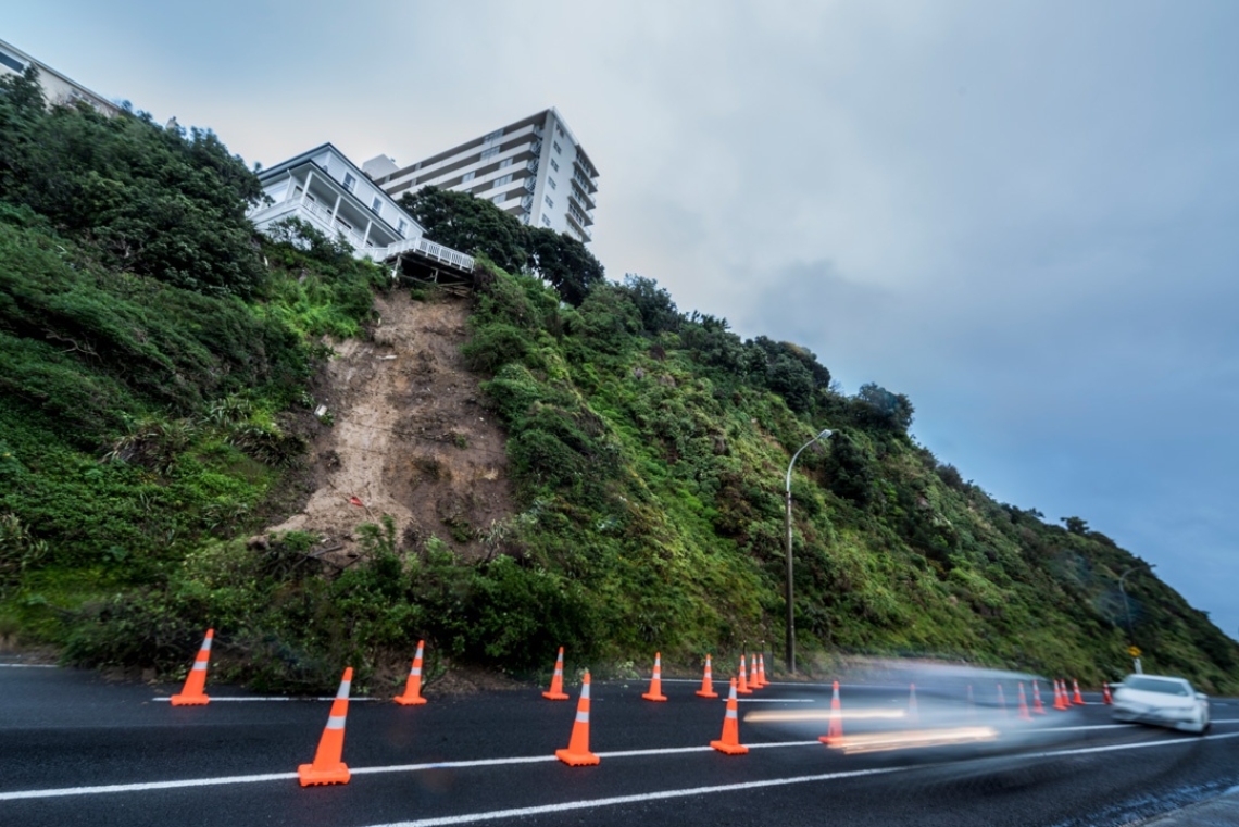 Wellington land slip 2017