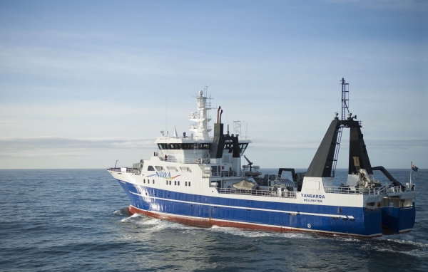 RV Tangaroa in Cook Strait