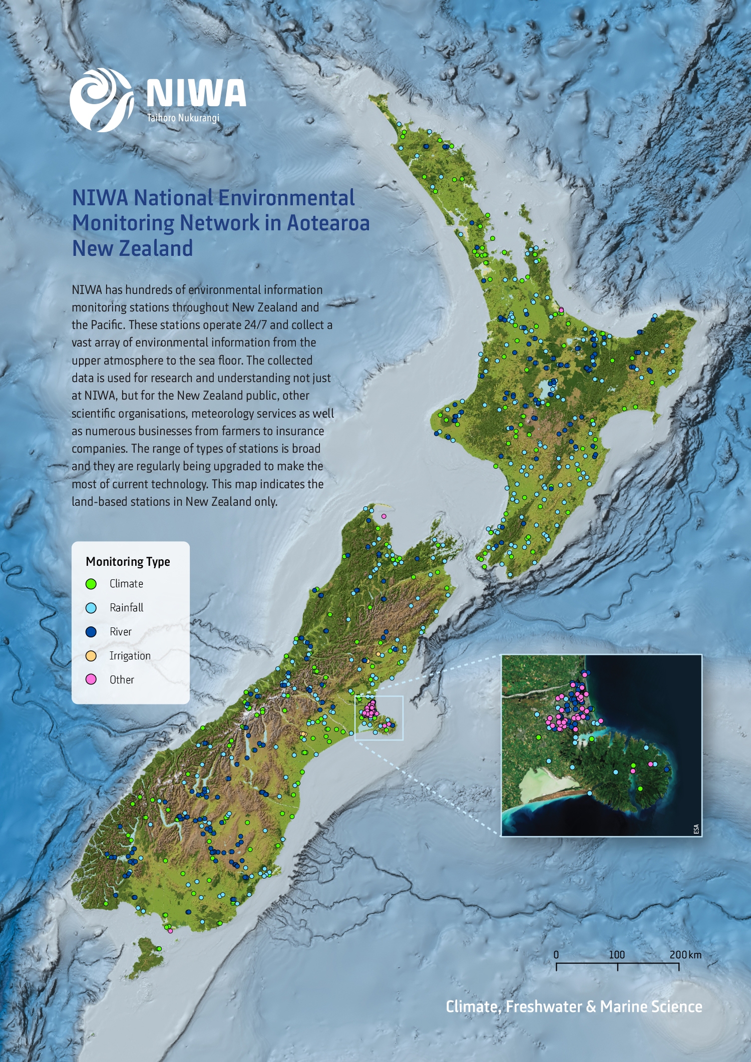 2023-NIWA-Monitoring-stations-location-map